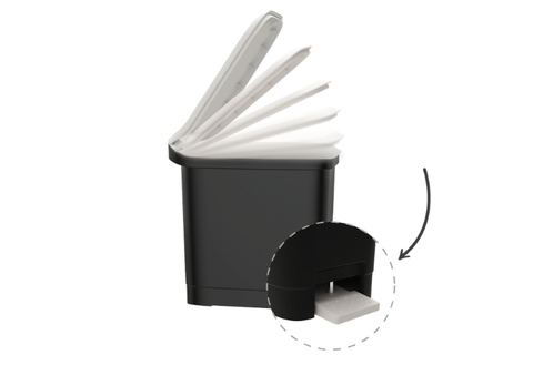 Thùng rác Matsu Slim 15L nhựa Duy Tân No.1659