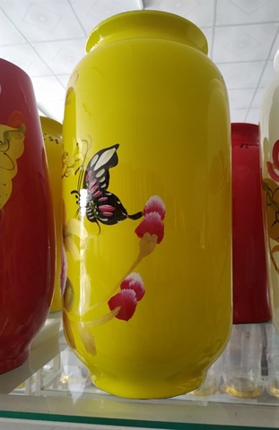 Lọ hoa gốm Phích S2