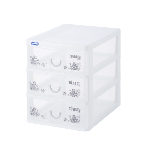 Tủ Tomi 3N A4  nắp bằng nhựa Duy Tân No.343/3