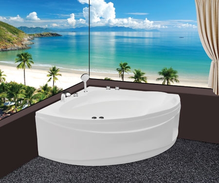 Bồn tắm góc Euroca EU1-1400 dài 1m4