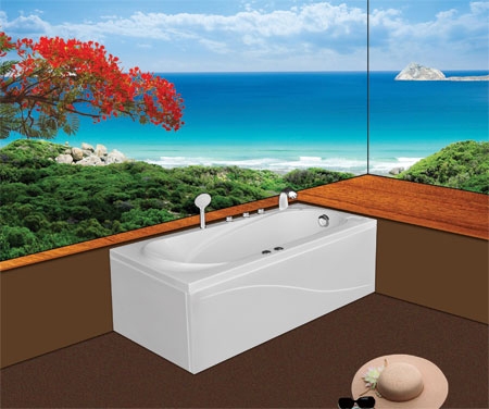 Bồn tắm dài Euroca EU1-1775 dài 1m7 xây