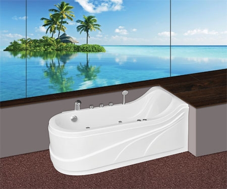 Bồn tắm dài 1 yếm Euroca EU3-1680 dài 1m6