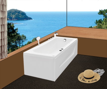 Bồn tắm dài Euroca EU5-1775 dài 1m7 xây