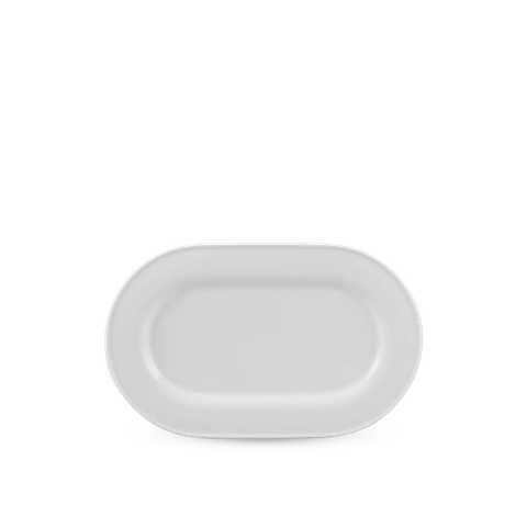 Dĩa oval sứ Minh Long - Sago - Trắng