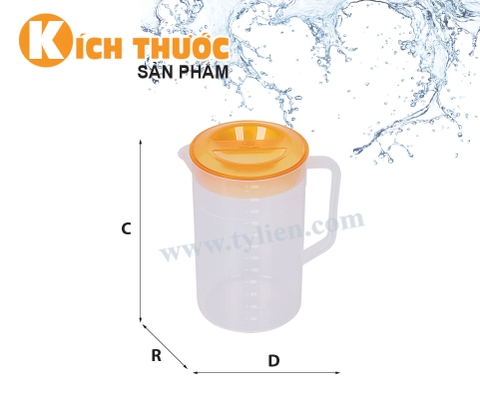 Ca Hướng Dương 2.5L nhựa Tý Liên No.0550