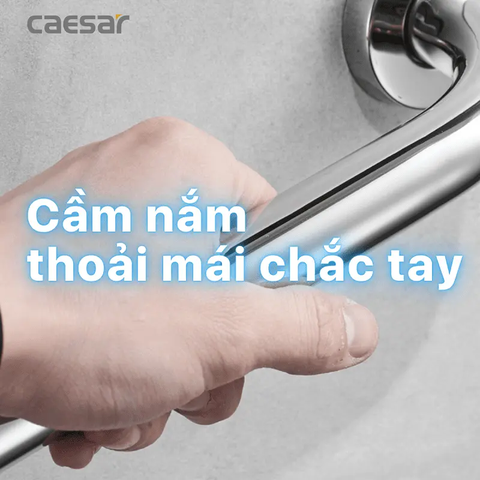 Thanh Vịn Inox Caesar GB104V Gắn Tường Ø32 750mm