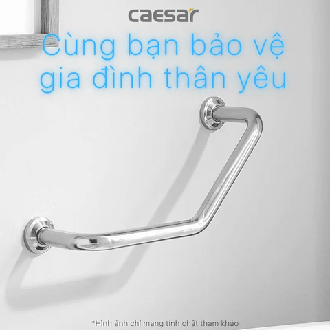 Thanh Vịn Inox Caesar GB135V Gắn Tường Ø32 400mm