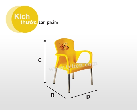 Ghế Bành Baby nhựa Tý Liên No.0756