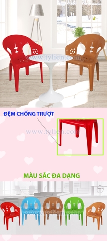 Ghế Bành Cao nhựa Tý Liên No.0746