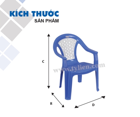 Ghế Bành Lưới Ghép nhựa Tý Liên No.0709