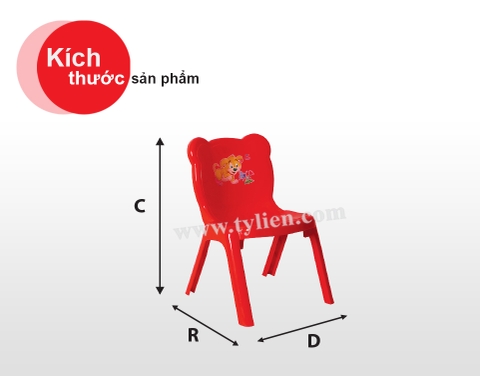 Ghế Dựa Baby nhựa Tý Liên No.0751