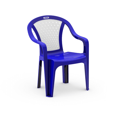 Combo 10 Ghế nhựa Duy Tân bành 2 màu đại No.1539