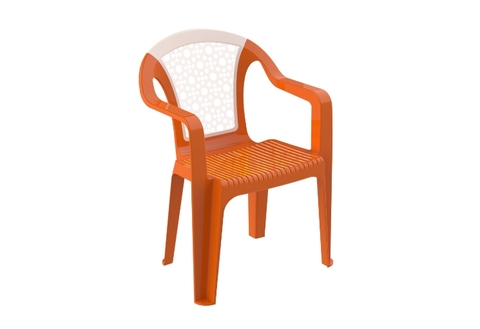 Combo 10 Ghế nhựa Duy Tân bành 2 màu trung No.1532