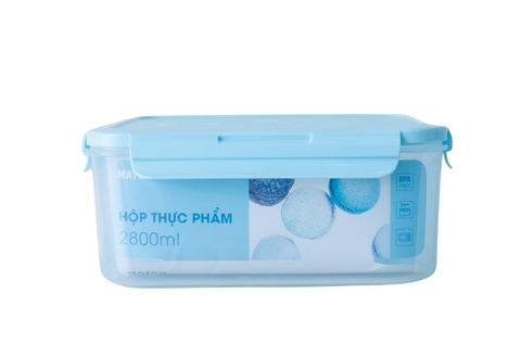 Hộp Thực Phẩm Chữ Nhật nhựa Duy Tân 2800ml No.439