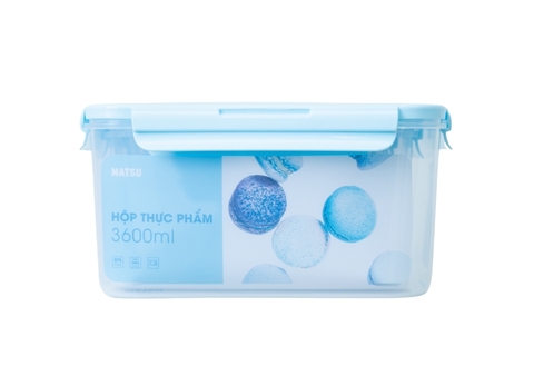 Hộp Thực Phẩm Chữ Nhật nhựa Duy Tân 3600ml No.440