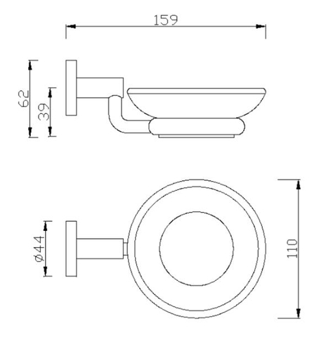 Đĩa đựng xà phòng American Standard K-2801-42-N