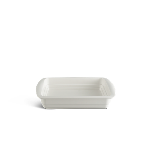 Khay chữ nhật sứ Minh Long sâu  37 x 26 cm - Misc Assortment Lys - Trắng Ngà