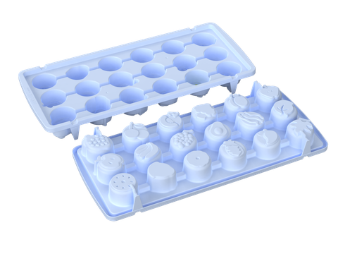 Khay rau câu 18 viên nhựa Duy Tân No.1484