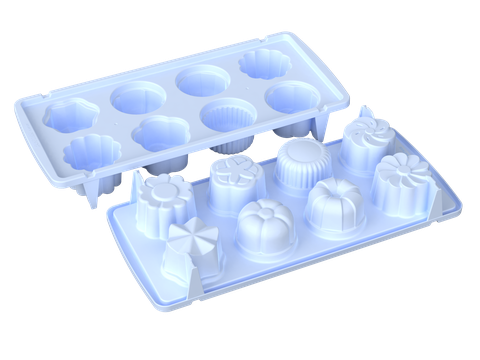 Khay rau câu 8 viên nhựa Duy Tân No.1496