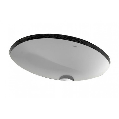 Lavabo chậu rửa mặt TOTO LW1505V#XW âm bàn sứ chống bám bẩn