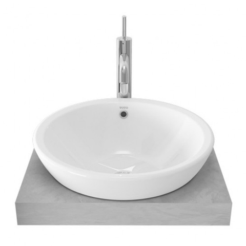Lavabo chậu rửa mặt TOTO LW526NJU#W đặt bàn