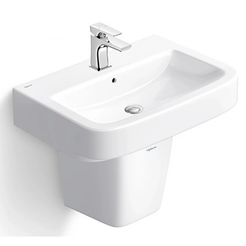 Lavabo chậu rửa mặt Viglacera CD50 (V50) treo tường + chân