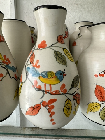 LỌ HOA GỐM MEN L2.19