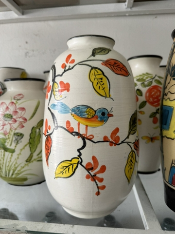 LỌ HOA GỐM MEN L2.27