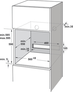 Lò nướng Hafele kết hợp hấp âm tủ HSO-8T72A
