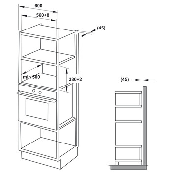 Lò vi sóng Hafele kết hợp nướng âm tủ HM-B38D