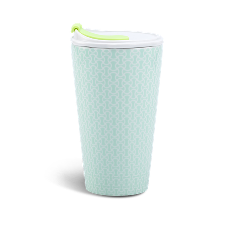 Ly sứ dưỡng sinh sứ Minh Long 0.48 L + nắp ống hút (K1) - Tiny 1 (LTH)