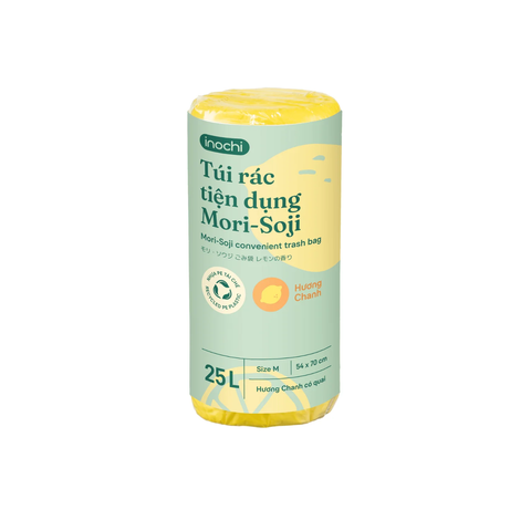 Túi rác tiện dụng INOCHI Mori-Soji 25L (Size M) Hương Chanh