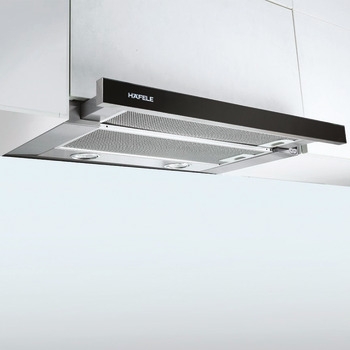Máy hút mùi âm tủ Hafele mặt kính đen HH-TG60E