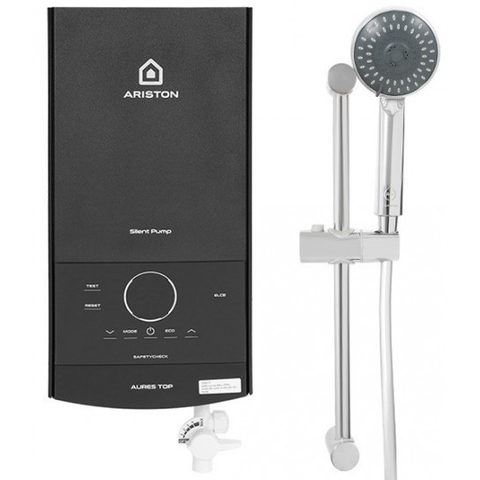 Máy tắm nước nóng điện trực tiếp Ariston Aures Top 45P có bơm
