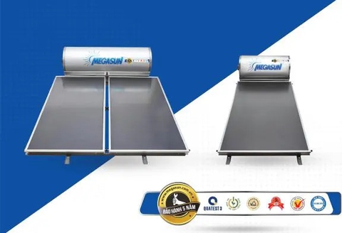 Máy năng lượng mặt trời tấm phẳng Megasun 200 lít không chịu áp