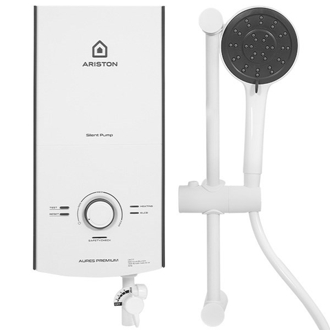 Máy tắm nước nóng điện trực tiếp Ariston Aures Premium 45P có bơm