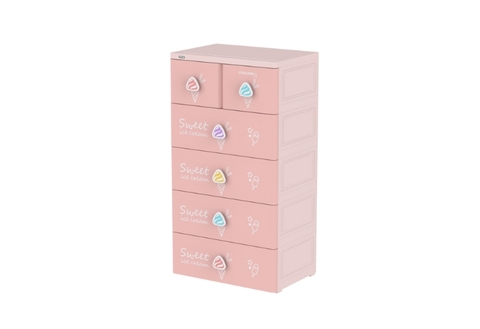 Tủ nhựa Duy Tân Mina Baby-L 5 Ngăn No.915B/5