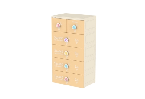 Tủ nhựa Duy Tân Mina Baby-L 5 Ngăn No.915B/5