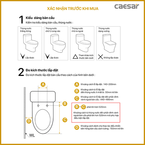 Bồn cầu 1 khối Caesar CD1374 nắp rửa cơ TAF060