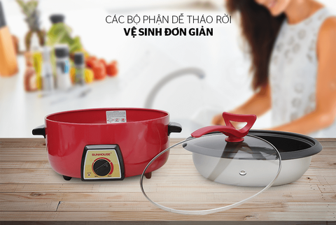 Lẩu điện Sunhouse SHD4520