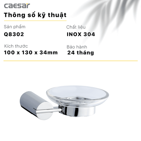 Giá Đựng Xà Phòng Caesar Q8302