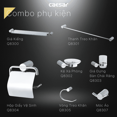 Hộp Đựng Giấy Vệ Sinh Caesar Q8304