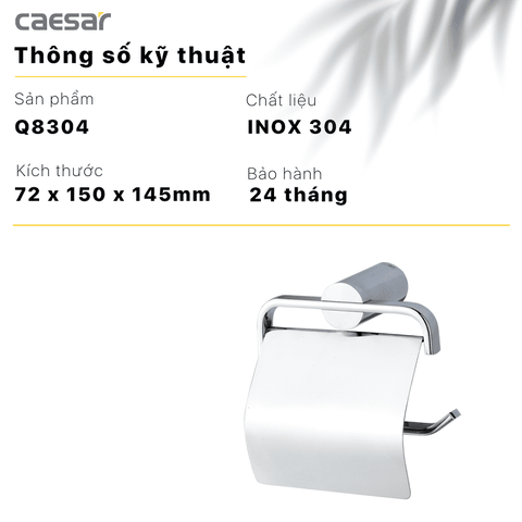 Hộp Đựng Giấy Vệ Sinh Caesar Q8304