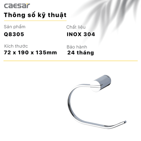 Vòng Treo Khăn Caesar Q8305