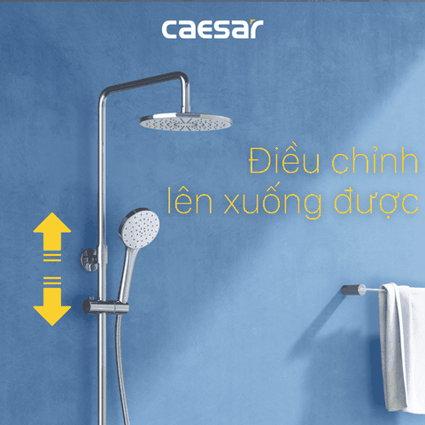 Cây sen tắm Caesar S578C nóng lạnh