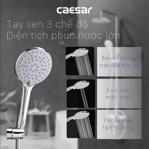 Cây sen tắm Caesar S578C nóng lạnh