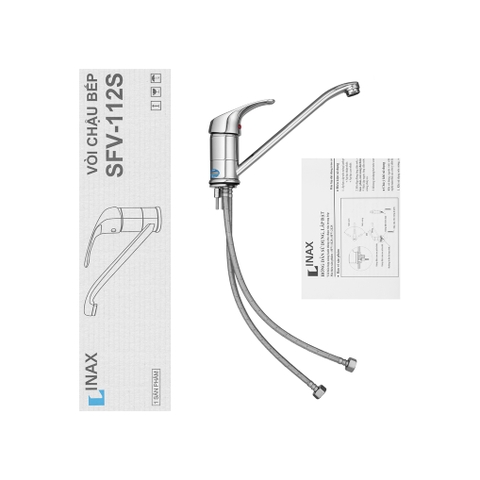 Vòi chậu rửa chén INAX SFV-112S nóng lạnh (SFV112S)