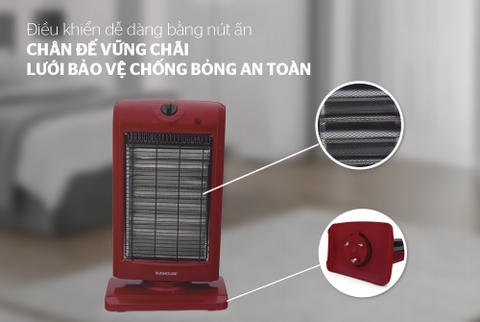 Sưởi điện 3 bóng Halogen Sunhouse SHD7016