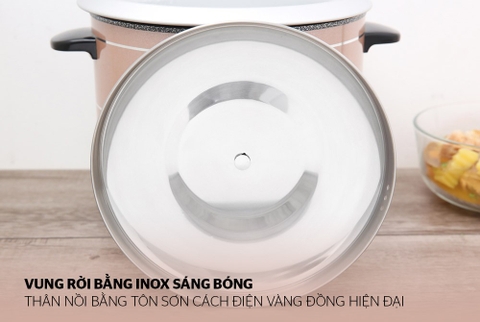 Nồi cơm điện 1.2L Sunhouse vung rời SHD8105