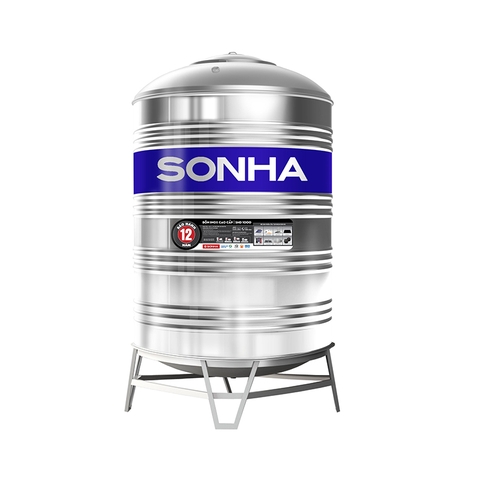 Bồn nước Inox 2000 lít đứng Sơn Hà I304 (2000l)
